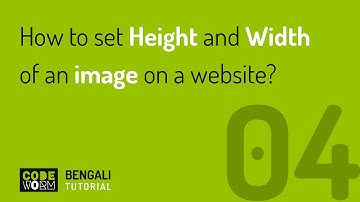 How To Set Height and Width of An Image On a Website. || Episode - 04 [BANGLA]