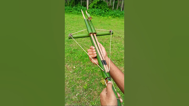 Bamboo Creations with Mini Archer #Slingshots #Bamboo #Diy #Bamboo art