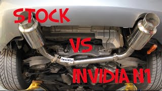 350z Invidia N1 vs STOCK (SOUND / PERFORMANCE)