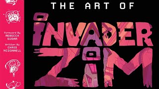 The Art of Invader Zim - behind-the-screen - Quick Flip Through Preview Book Flip Artbook