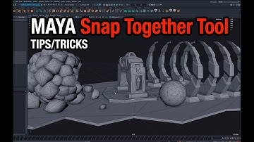 Snap Together Tool - Maya 3D Modeling Tips/Tricks