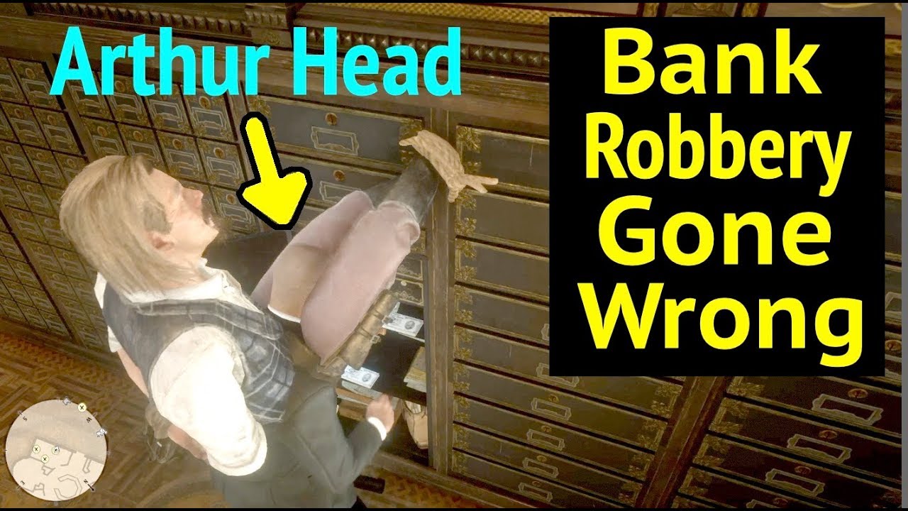 Bank Robbery Gone Wrong in Red Dead Redemption 2 (RDR2) Carry Hostage