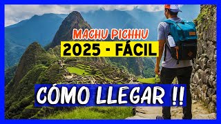 How to get to Machu Picchu FROM CUSCO ✅️🔥 The 4 OPTIONS and COSTS 2024 Without tour, Peru tourism 4k