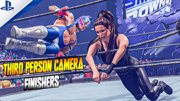 WWE 2K25: TOP 10 FINISHERS in THIRD PERSON CAMERA Angle are a GAMECHANGER! #wwe2k25