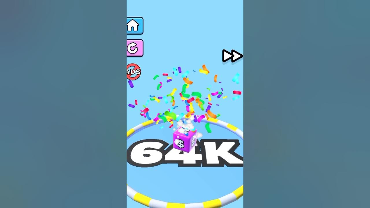 Jelly Run 2048 Speedrun Gameplay level 64k shorts YouTube