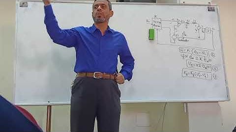 (Lecture 6-2: in Arabic): Mathematical Modeling of DC Motor with Solved example