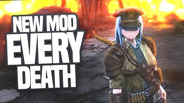 Fallout 4 Survival But Every Death, I Install A New Mod - Day 1