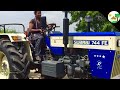 Village Girl First Time Drive SWARAJ 744 FE TRACTOR / VILLAGE GIRL Driving Tractor/ Girl on tractor