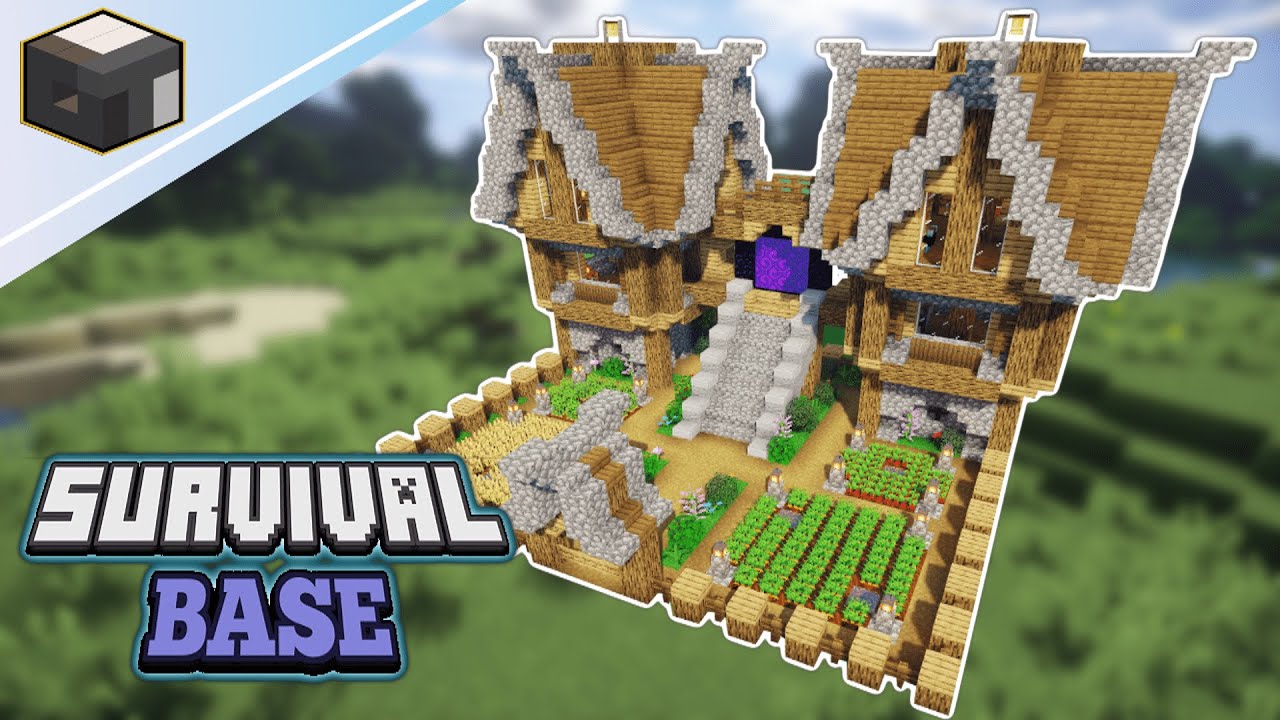 Ultimate Survival Base How To Build Base In Minecraft Minecraft Tutorial