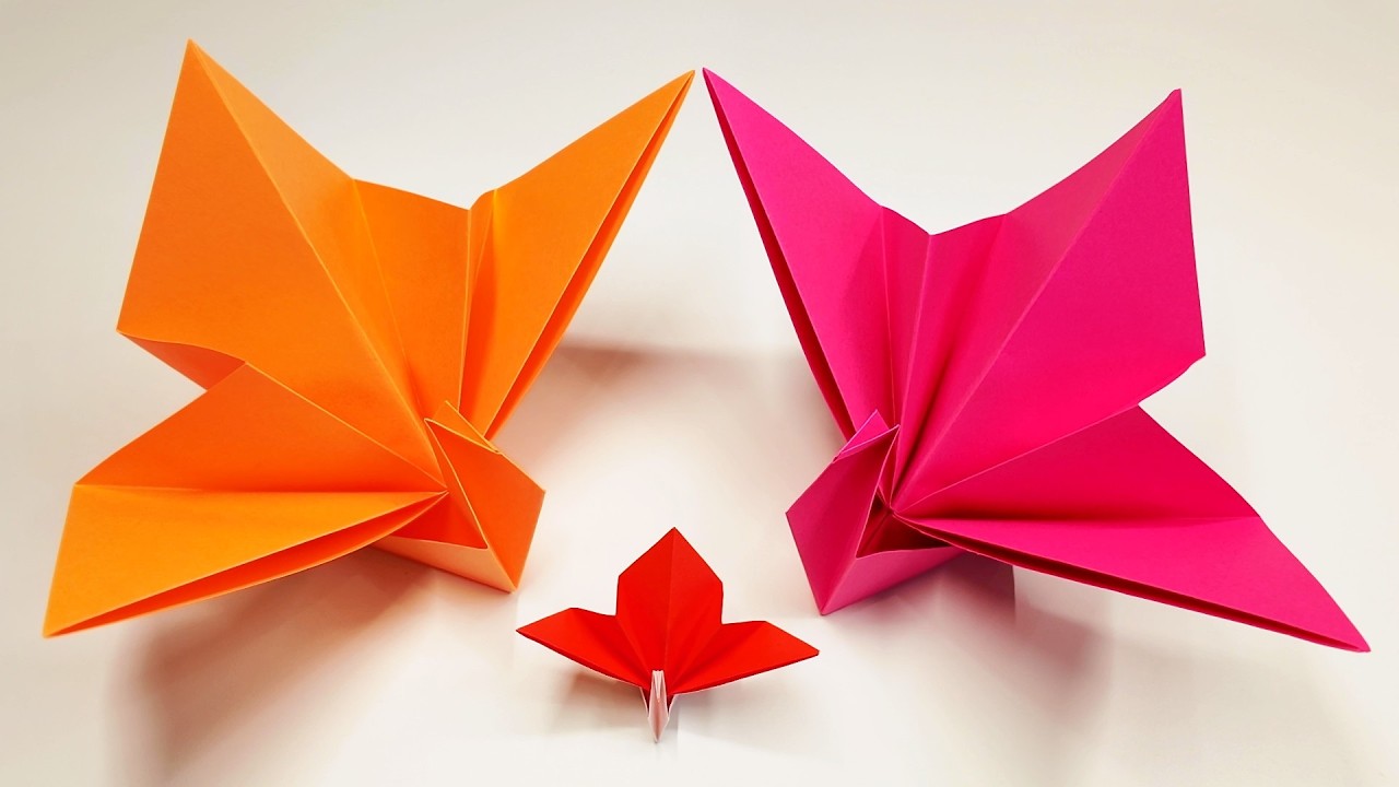 How To Make a Iwaizuru, arranged crane bird🦢💖Fun & Easy Origami #origami #origamicrane #papercrane