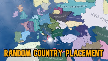 Randomized Country Placement | HOI4 Timelapse