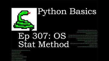 Python Basics OS Stat Method
