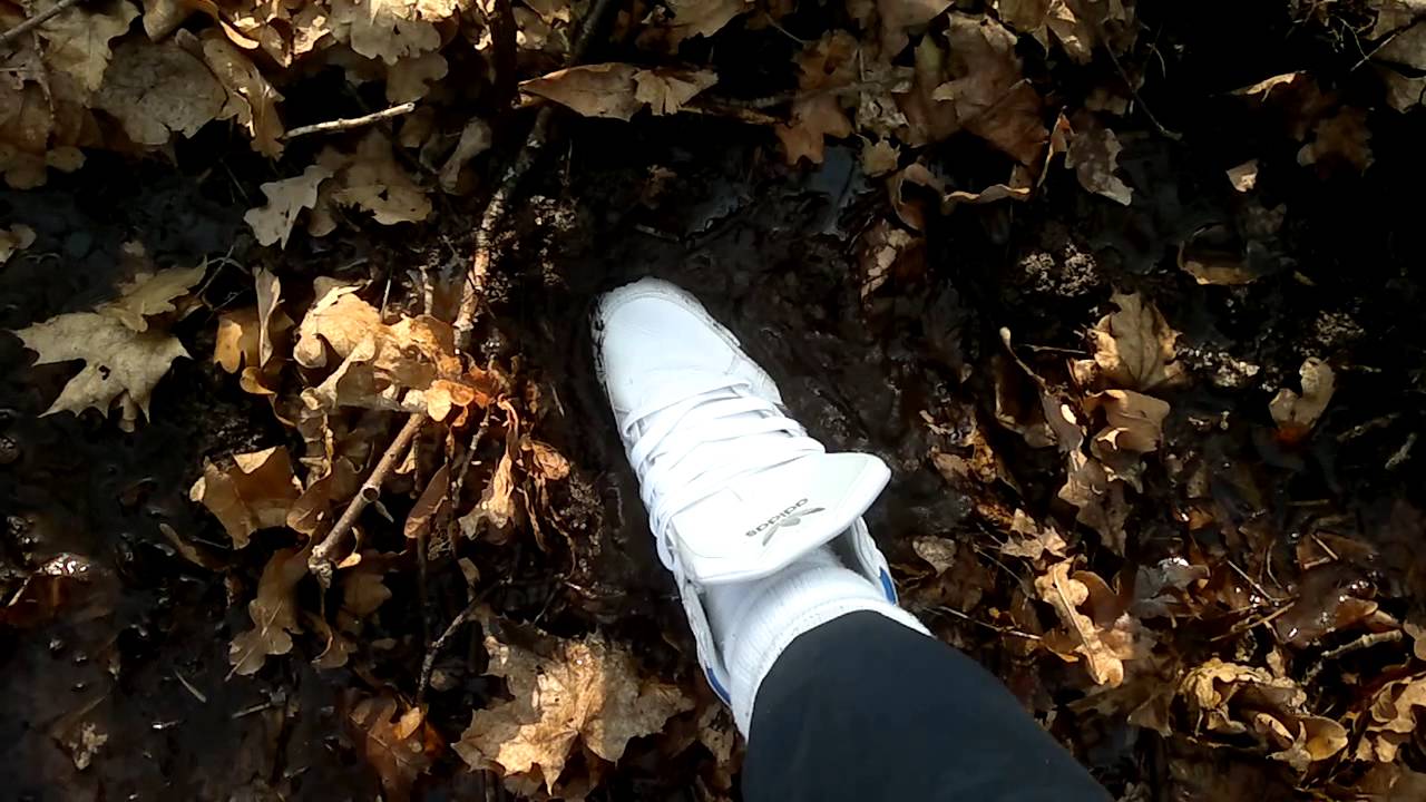 Adidas hard court hi and muddy