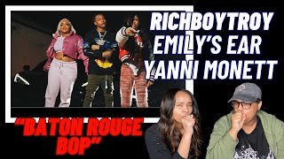 Richboytroy - BATON ROUGE BOP Ft. Emily’s Ear & Yanni Monett [Official Music Video] | REACTION