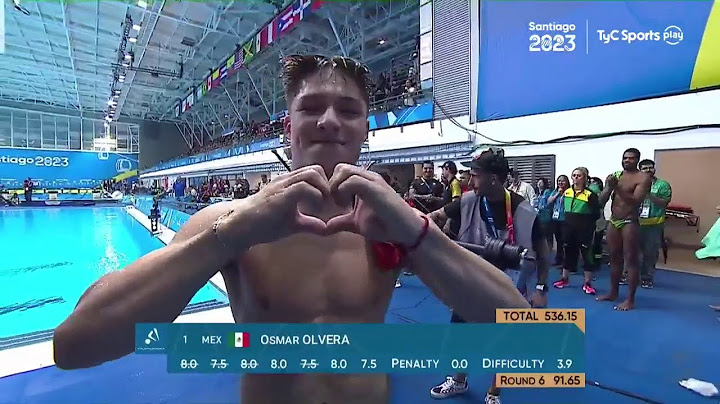 Clavados Final Trampolin 3 Metros Hombres Juegos Panamericanos 2023