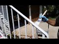 How to Paint A Wrought Iron Railing   - Using Rustoleum Clean White Primer