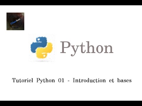 Tutoriel Python 01 - Introduction et bases - YouTube