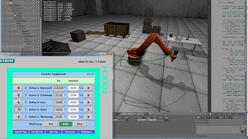 Blender KR Robot mit Plcsim