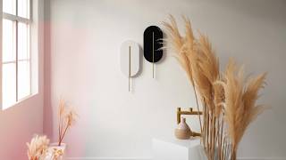 Vidéo: ROKKE lampe murale / applique murale bordeaux