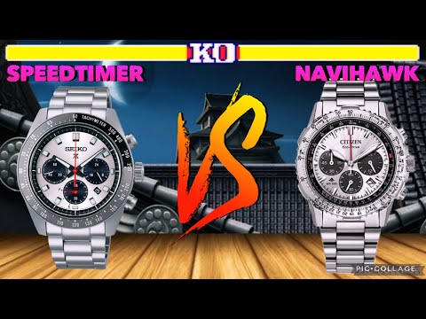 Seiko Speedtimer VS Citizen Navihawk - FIGHT!