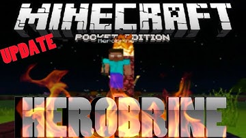 (Fake) HOW TO SPAWN HEROBRINE IN MINECRAFT PE 1.0 / 0.17.0 | 100% WORKING (Updated Version)