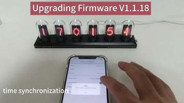 IPSTUBE Nixie Tube Upgrade firmware V1.1.8
