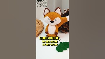Diy Felt Fox #shorts