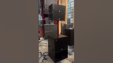 IP-110 single 10 inch Active line array testing !