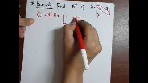 ADJOINT AND INVERSE OF 2X2 MATRIX || MATRICES - 5