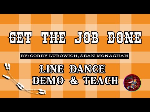 Get The Job Done Stud Country Version Line Dance DEMO TEACH Level Improver
