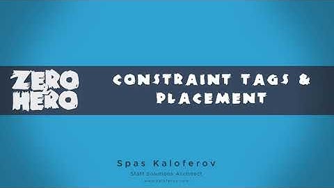 Zero2Hero: Constraint Tags & Placement (Cloud Assembly)