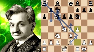 Lasker Smashes the Sicilian Scheveningen in 20 Moves