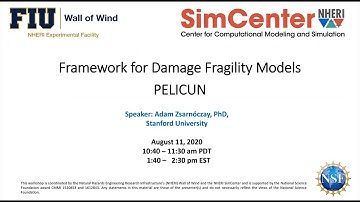 SimCenter Sessions | Framework for Damage Fragility Models