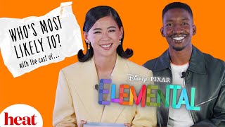 'I'm Like Carl From UP!' Elemental Cast Play Who's Most Likely To
