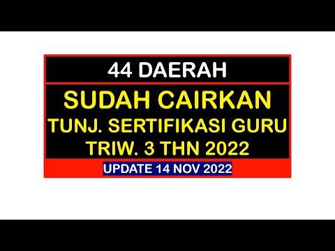TUNJANGAN SERTIFIKASI GURU
