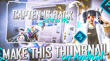 Make PUBG/BGMI Thumbnail Like capten gaming @captengaming