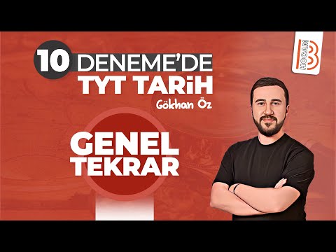 10 Deneme'de TYT Tarih Genel Tekrar - Gökhan Öz - 2025