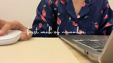 weekly vlog #4 (first week of november): sorting modules and unboxing a special parcel