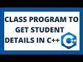 C class program to get students details like nameroll number and marks