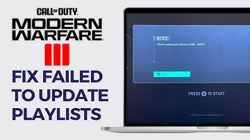 How to Fix COD Failed to Update Playlists Reason Duhok Resort in Warzone 3.0 Mw3/Mw2