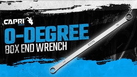 Capri Tools 0 Degree Box End Wrenches