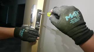 How to Install Mortise Lock Schlage 9050 with Occupancy Indicator