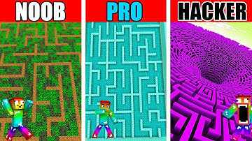MINI GAME: CUỘC THI VƯỢT MÊ CUNG HACKER ** NOOB HÓA HACKER THOÁT KHỎI MÊ CUNG VIP NHẤT MINECRAFT