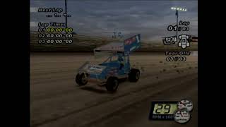 World of Outlaws: Sprint Cars 2002 (PlayStation 2) Gameplay screenshot 2