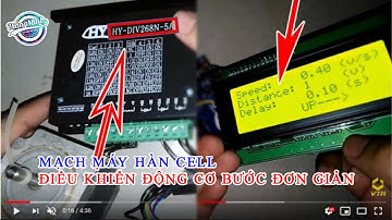 Hướng dẫn làm mạch điều khiển động cơ bước (stepmotor) có màn hình LCD2004 với driver TB6600 5A |VTM