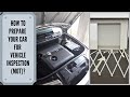 How To Prepare Your Car For Vehicle Inspection-MOT?
