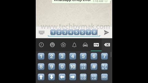 Fix whatsapp emoticon[Emoji] bug number 6 not displaying