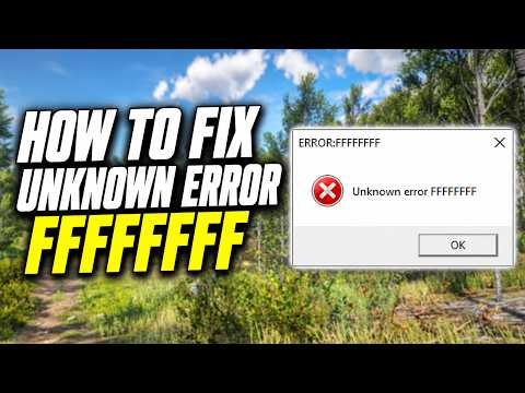 How to FIX Unknown Error FFFFFFFF in Red Dead Redemption 2 (2026)