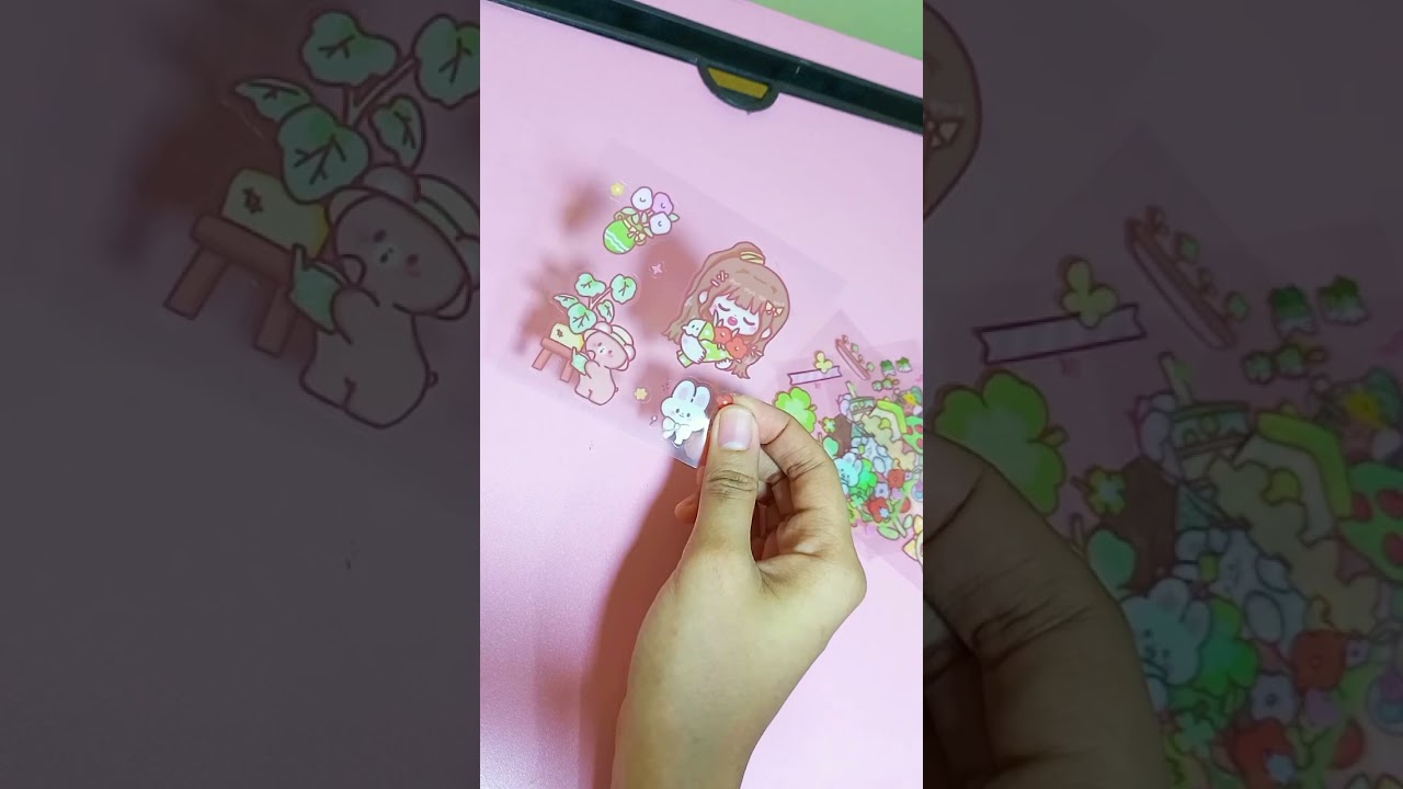 spill isi stiker Nini Ungu Muda | Stiker lucu | stiker murah