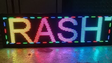 RGB LED display board P10